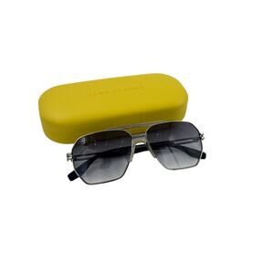 Marc Jacobs MARC 748/S Silver Aviator Sunglasses (With Case)